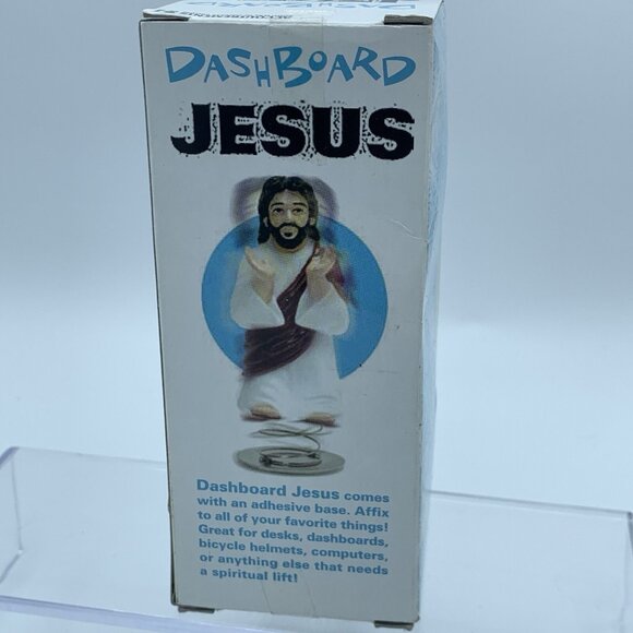 Dashboard Jesus - Enlightenment on a Spring! Adhesive Base - Picture 3 of 6